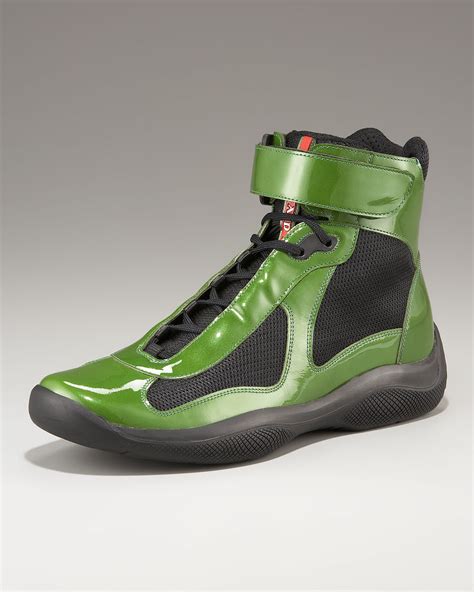 men's green prada shoes|prada leather jacket green.